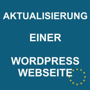 Aktualisierung der WordPress-Webseite