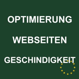 Optimierung der Webseiten-Geschwindigkeit